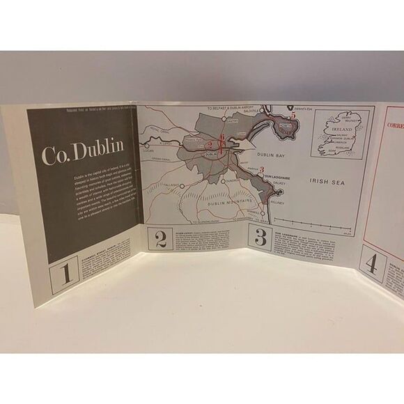 Vintage Country Dublin Ireland John Hinde Pictorial Letter Guide Postcard Unused - Picture 6 of 9